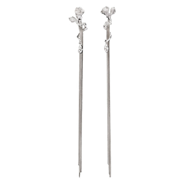 Rose Twig Earrings