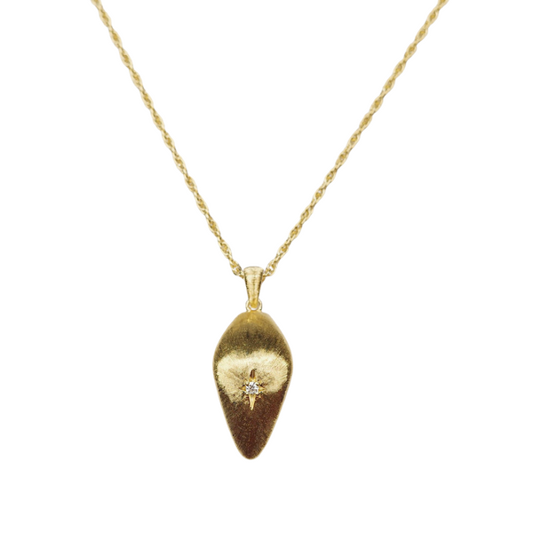 Satin Glow Serpent Head Necklace
