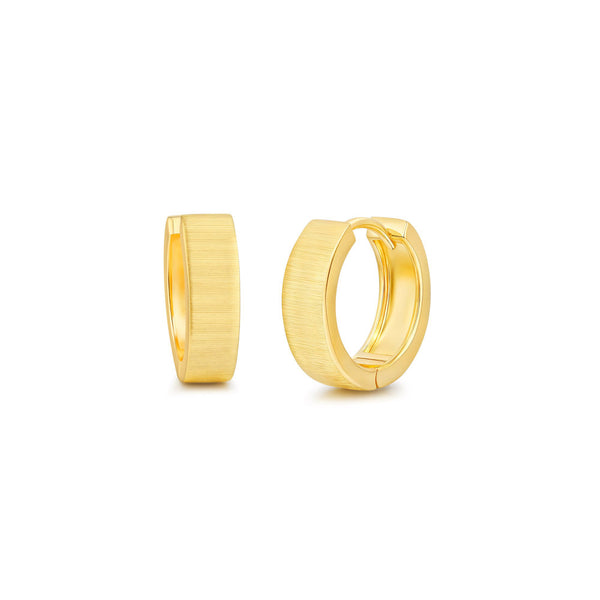 Satin Glow Hoops