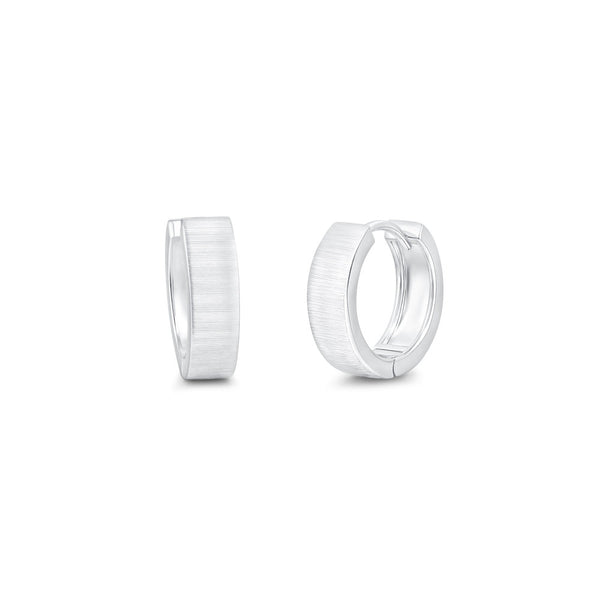 Satin Glow Hoops