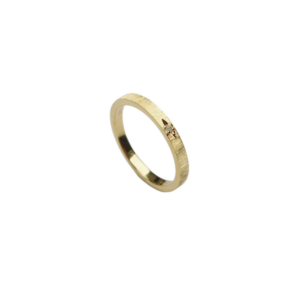 Satin Glow Slim Ring