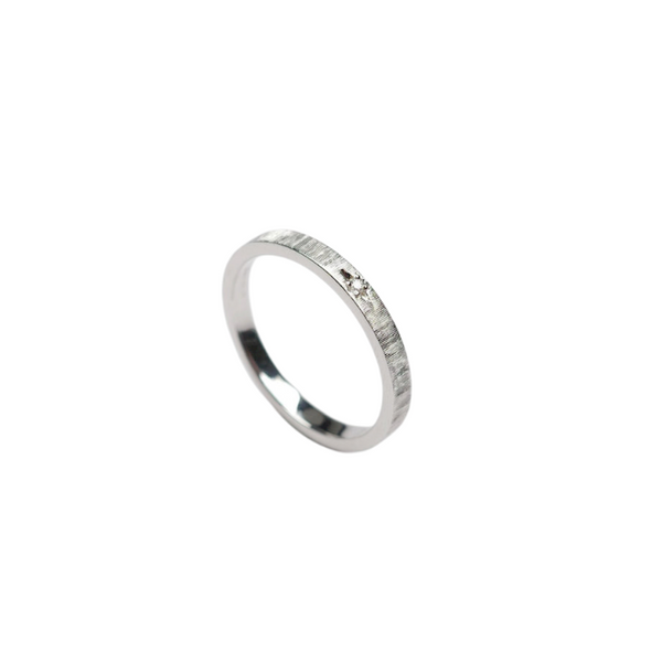 Satin Glow Slim Ring